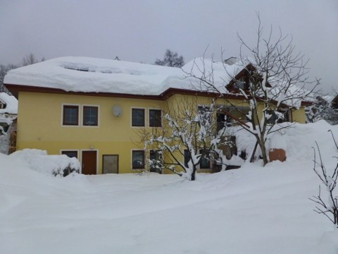 Our apparment house in winter